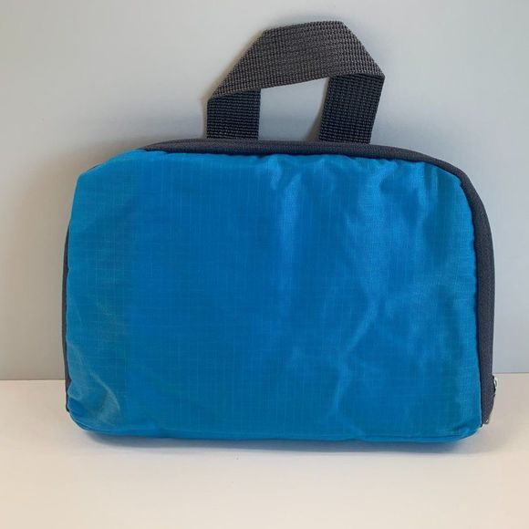 Foldable Waterproof Backpack-Gender Neutral - Blue - NWT - Picture 7 of 9